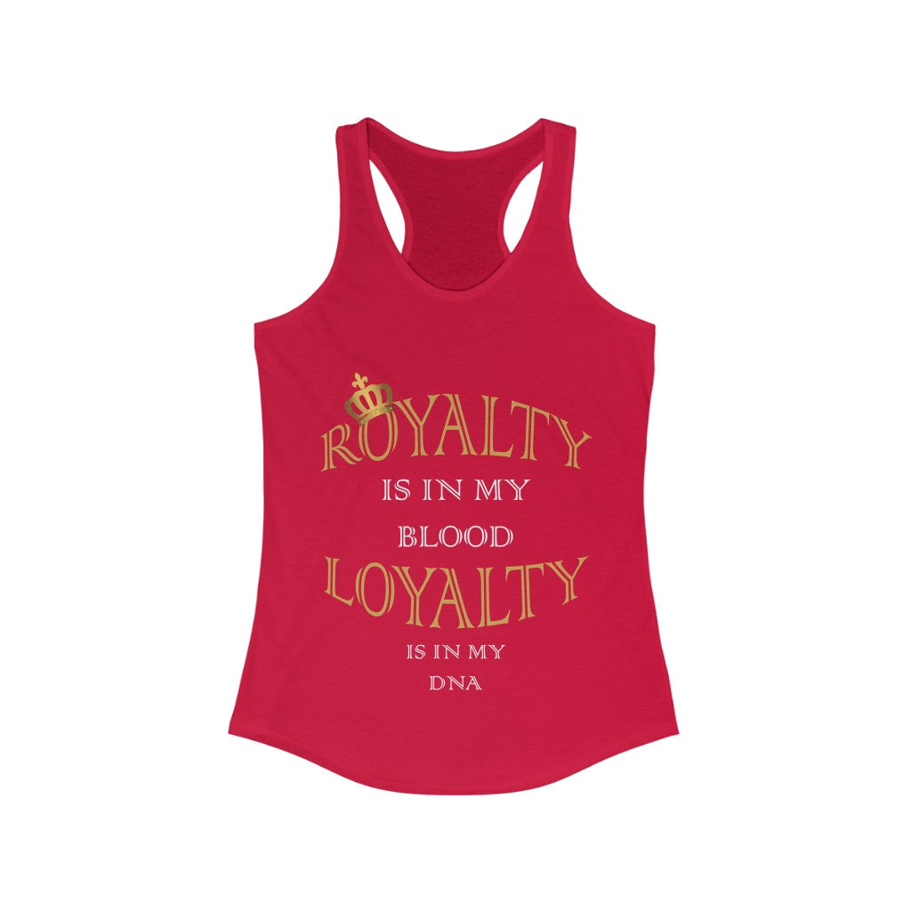 Womens Loyalty Racerback Tank
