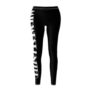 Midwest United Leggings Black (Gold and White)