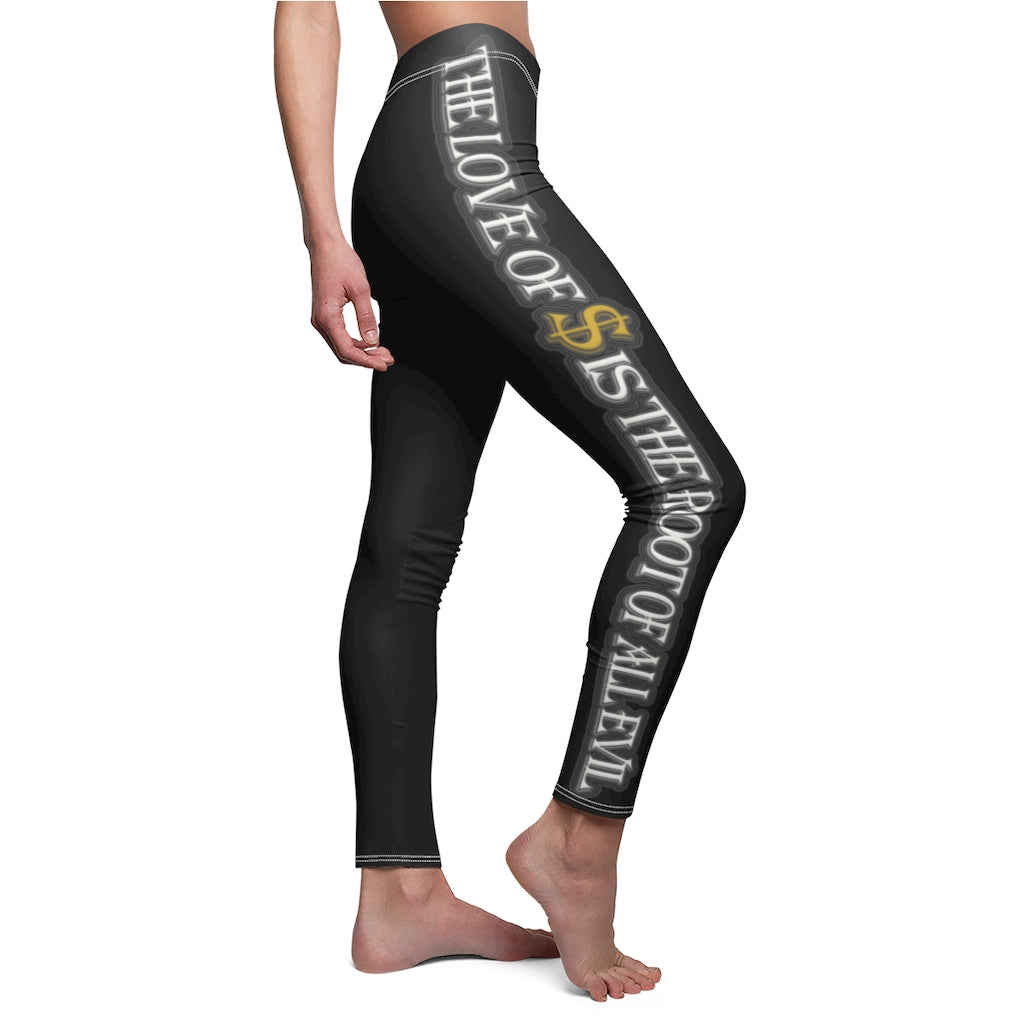 Women Leggings (Love of Money) Black